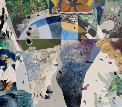 The Prayer beard - a Paint Artowrk by Kate Kulish